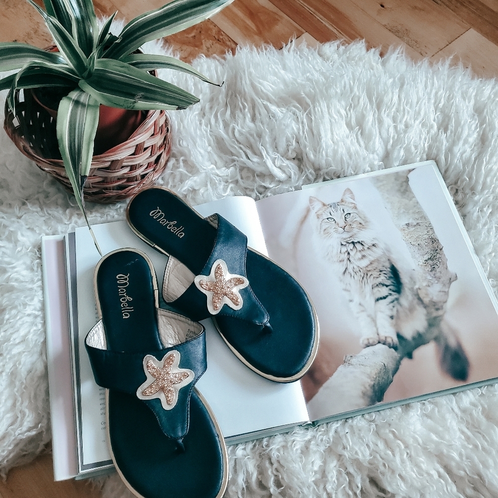 Marbella starfish thong sandals
